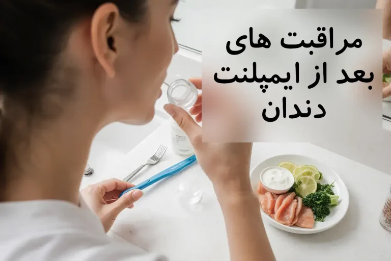 مراقبت های بعد از ایمپلنت دندان