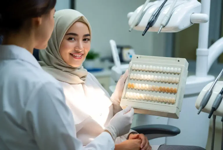 انواع رنگ لمینت دندان