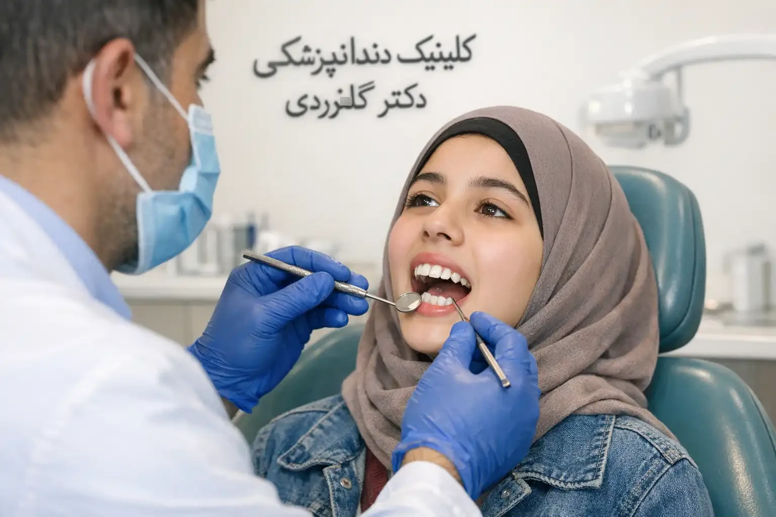 درمان تخصصی لکه های سفید دندان در کلینیک دندانپزشکی دکتر گلزردی تهران