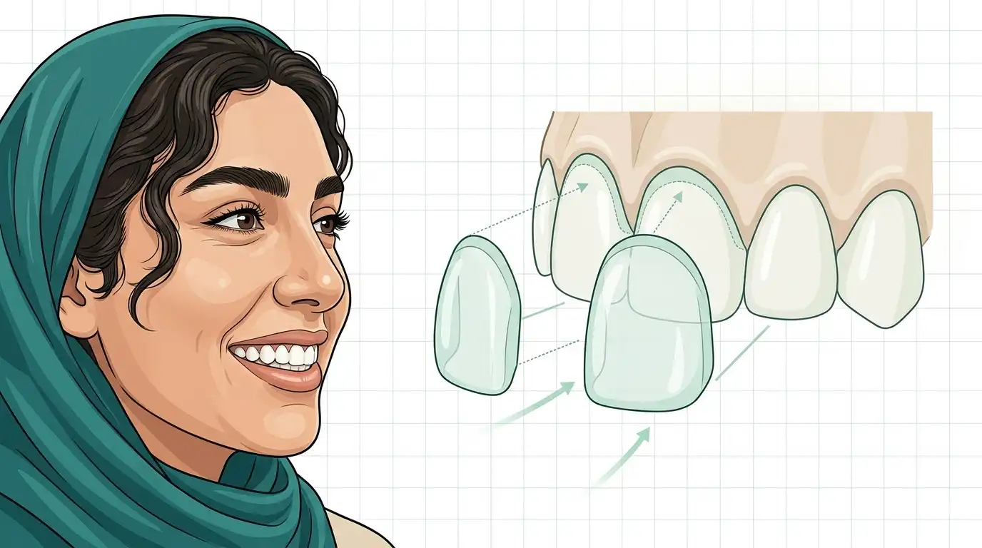 آیا لمینت دو دندان جلو نیاز به تراش دارد؟